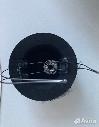 Шляпа шляпка ободок перо павлина вечеринка