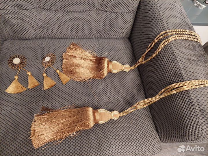 Подхваты для штор- кисти, держатель для штор