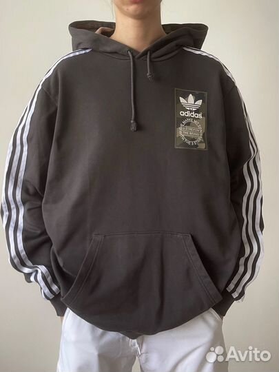 Худи zip adidas vintage