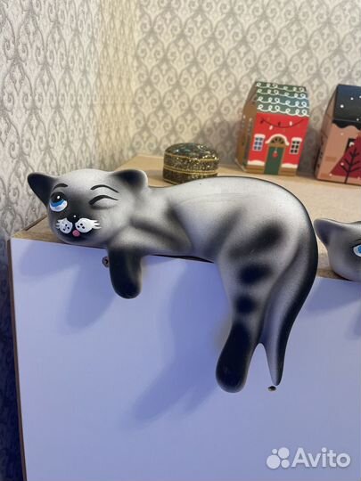Кошки керамика фигуры ручная работа
