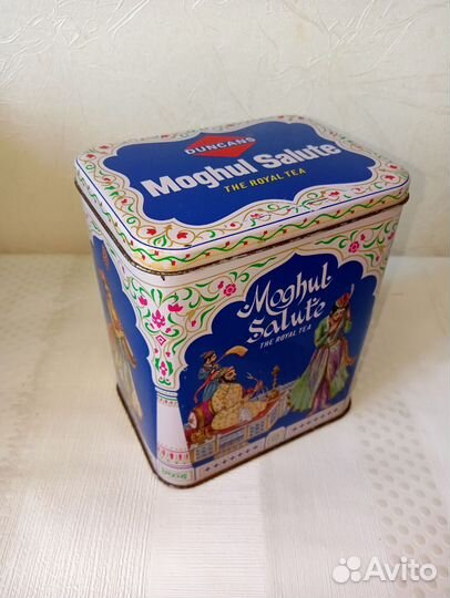 Жестяная коробка от чая