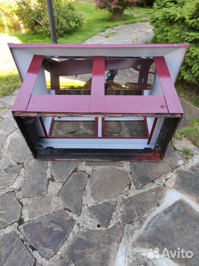 Колпак на трубу дымохода вишневый, дымник