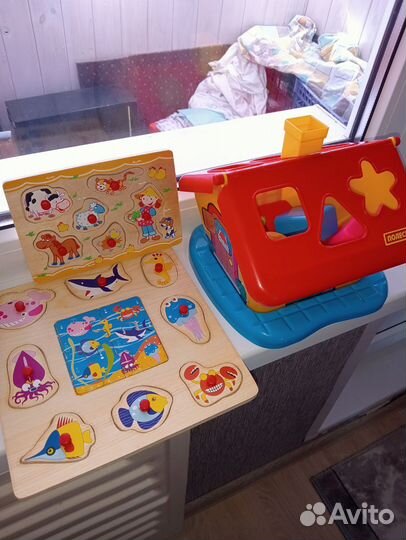 Развивающие игрушки пакетом