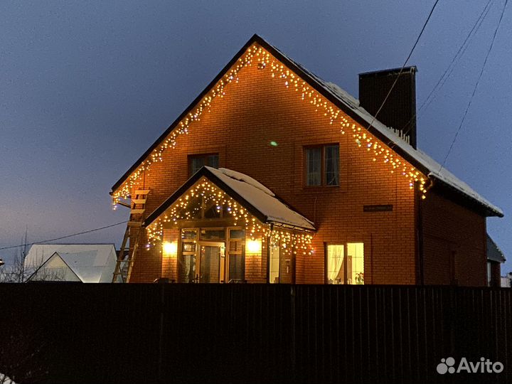 Гирлянда бахрома 3 метра