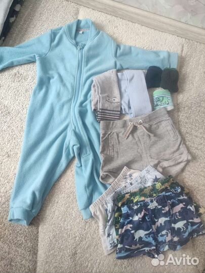 Пакет вещей и обуви на мальчика