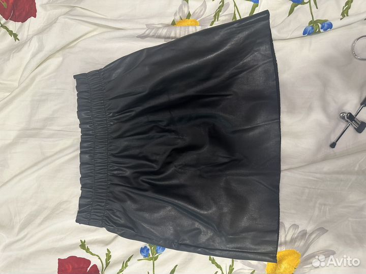 Кожаная юбка