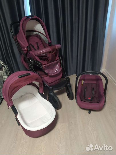 Детская коляска Riko Bruno (Brano) Natural 3 в 1