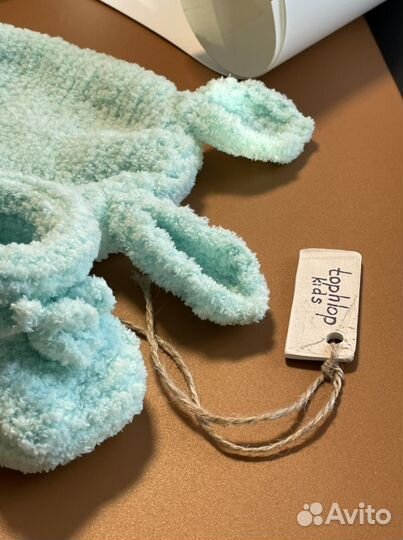 Пинетки и шапочка