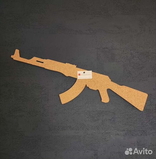 Пробковая доска Автомат Калашникова