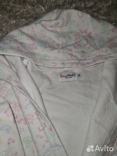 Халат махровый для девочки