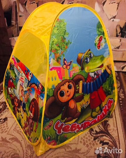 Палатка домик шатёр вигвам игровой Чебурашка