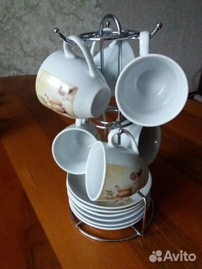 Кофейный набор с подставкой