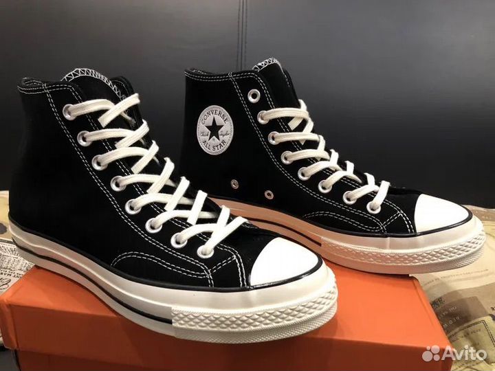 Converse Chuck Taylor 70 черные высокие