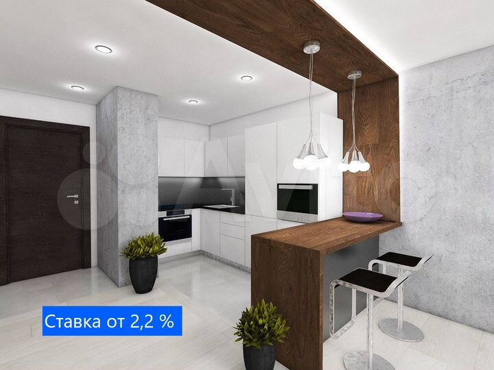 Квартира-студия, 25,9 м², 3/4 эт.