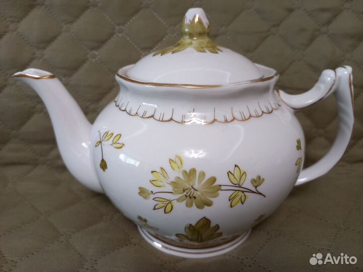 Сервиз чайный Барбарис Вербилки,предметы, СССР