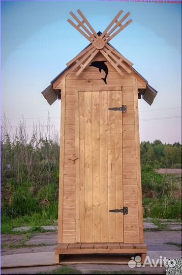 Дачный туалет с установкой