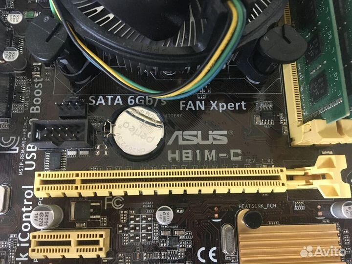 Материнка+ проц i3 4170 (4 потока) + 8 Гб опер. па