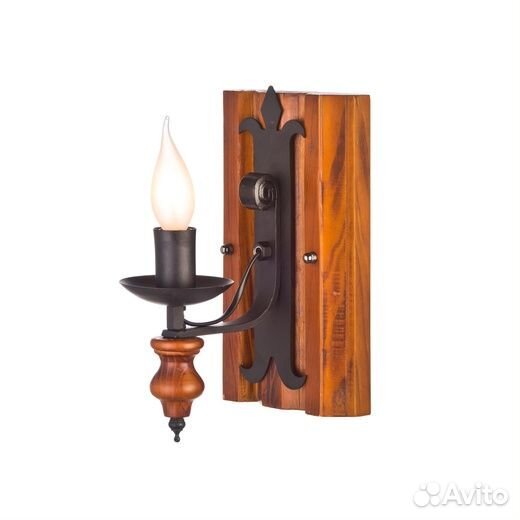 Бра 6509/1W-B coffee+