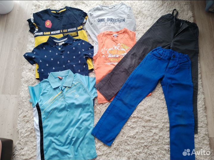 Вещи пакетом на мальчика 140-158