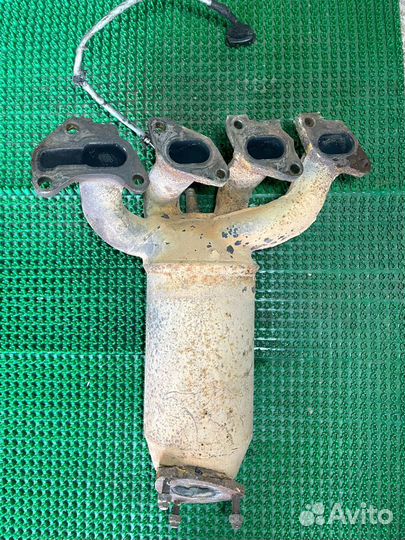 Выпускной коллектор катализатор на Opel Corsa C