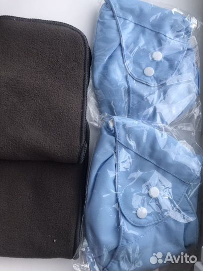 Многоразовые подгузники 2+2 вкладыша