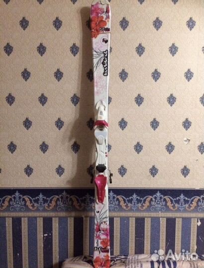 Горные лыжи детские. Ростовка 140, ботинки 35