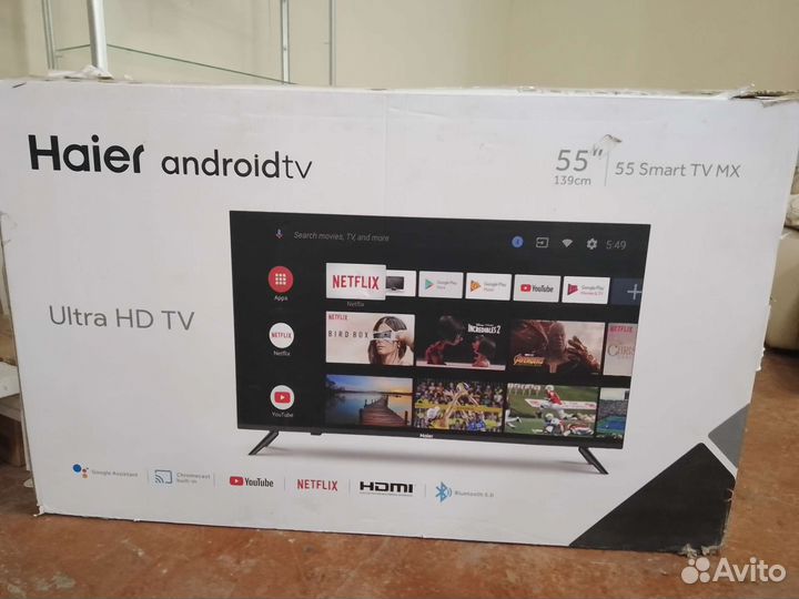 Телевизор Haier 55 и 65 дюймов новый в упаковке