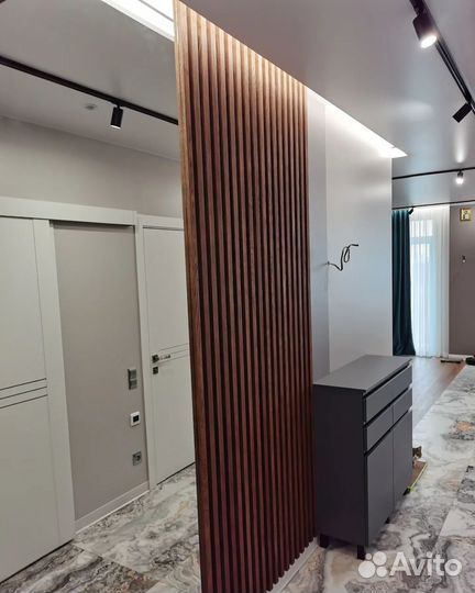 Перегородка для зонирования реечная