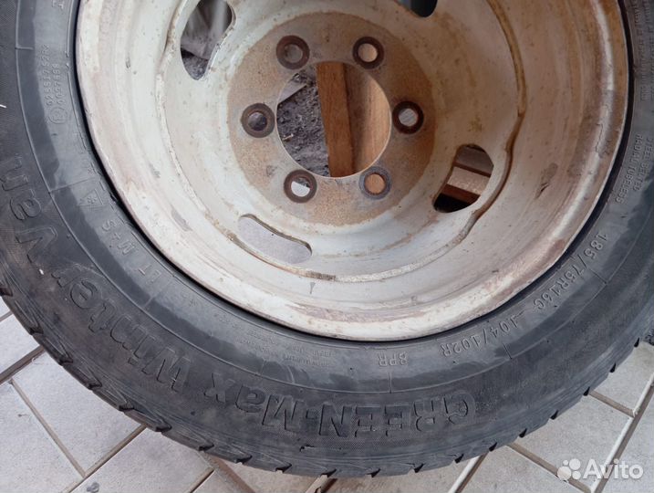 Шины с дисками на газель r 16