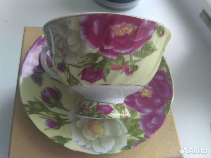 Чайная пара на 2 персоны, фарфор