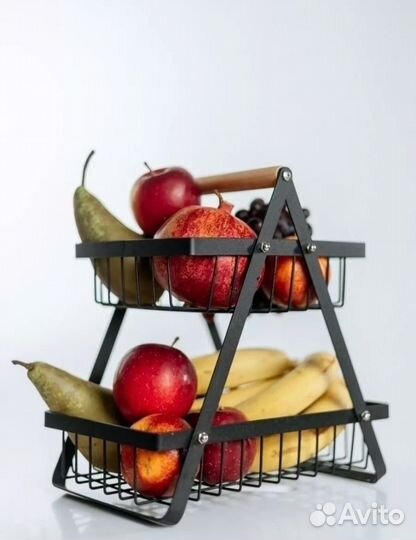 Новая корзина двухъярусная стиль лофт