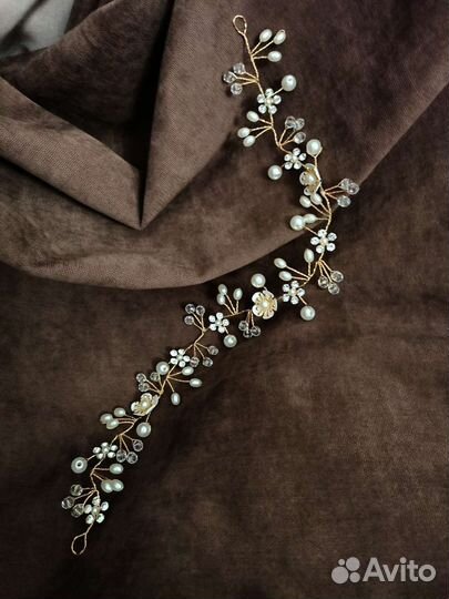 Украшение для волос на свадьбу, выпускной