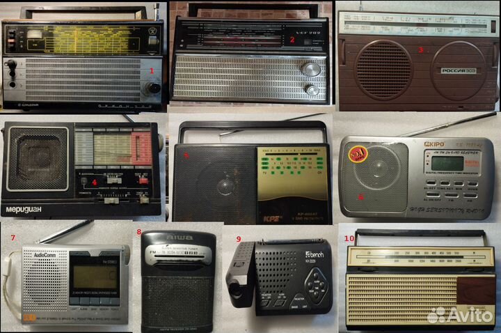 Радиоприемники СССР для коллекции или на запчасти