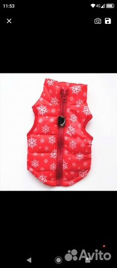 Комбинезон новый зимний для маленькой собаки