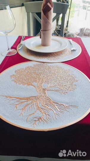 Салфетки под горячее (плейсматы). Набор 2 шт