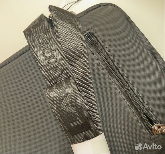 Сумка мужская, черная Lacoste