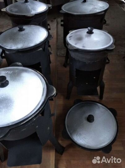 Казан узбекский с печкой