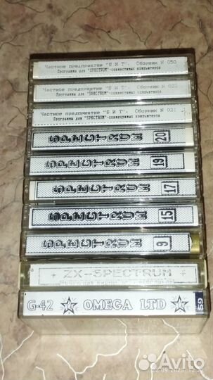 Игры на spectrum, кассеты