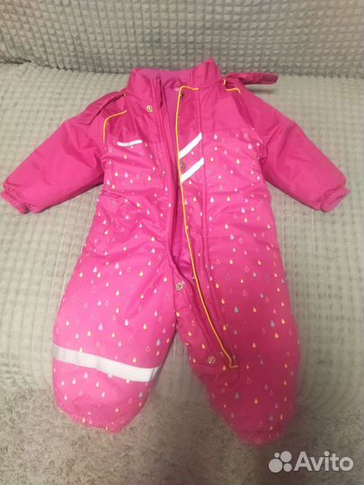 Зимний комбинезон для девочки 86 размер