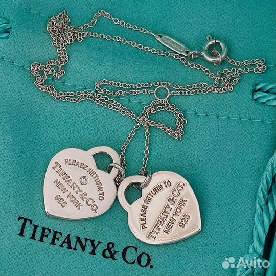 Tiffany Подвеска Сердце с бриллиантом Оригинал Нов