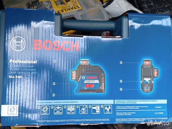 Лазерный нивелир bosch gll 3 80