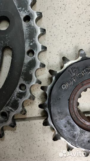 Цепь, звезды от Honda X4LD