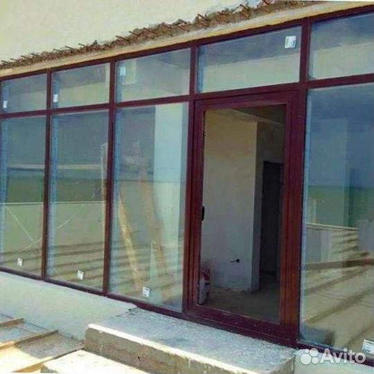 Пластиковые окна. Остекление частных домов