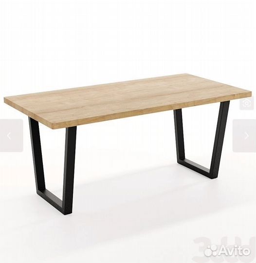 Стол в стиле лофт