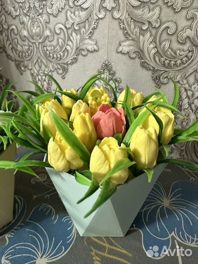 Букет из мыла