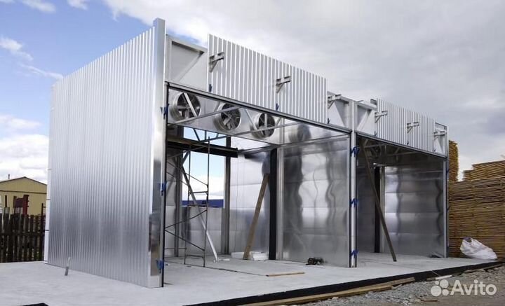 Сушильный комплекс для древесины 100 м3