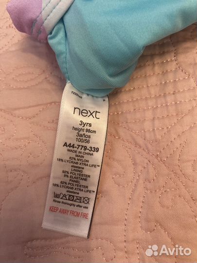 Купальник next 3 года новый