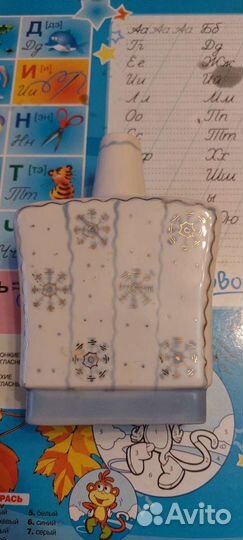 Графин штоф роспись снежинки