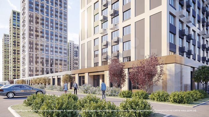 Квартира-студия, 27,4 м², 22/25 эт.