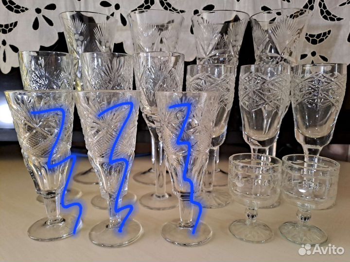 Рюмки на ножке